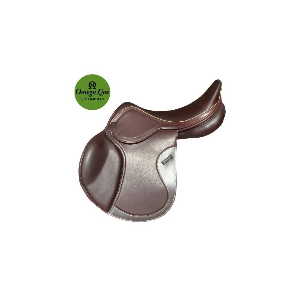 Silla Inglesa Salto Omega Marrón Con Kit Puentes | Equestrian. Calvet