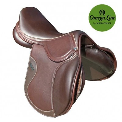 Silla Inglesa Salto Omega Marrón Con Kit Puentes | Equestrian. Calvet