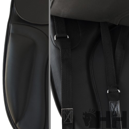 Silla Inglesa Doma Lexhis Lantana Techno Negra | Equestrian. Calvet 2