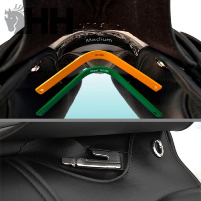 Silla Inglesa Doma Lexhis Lantana Techno Negra | Equestrian. Calvet