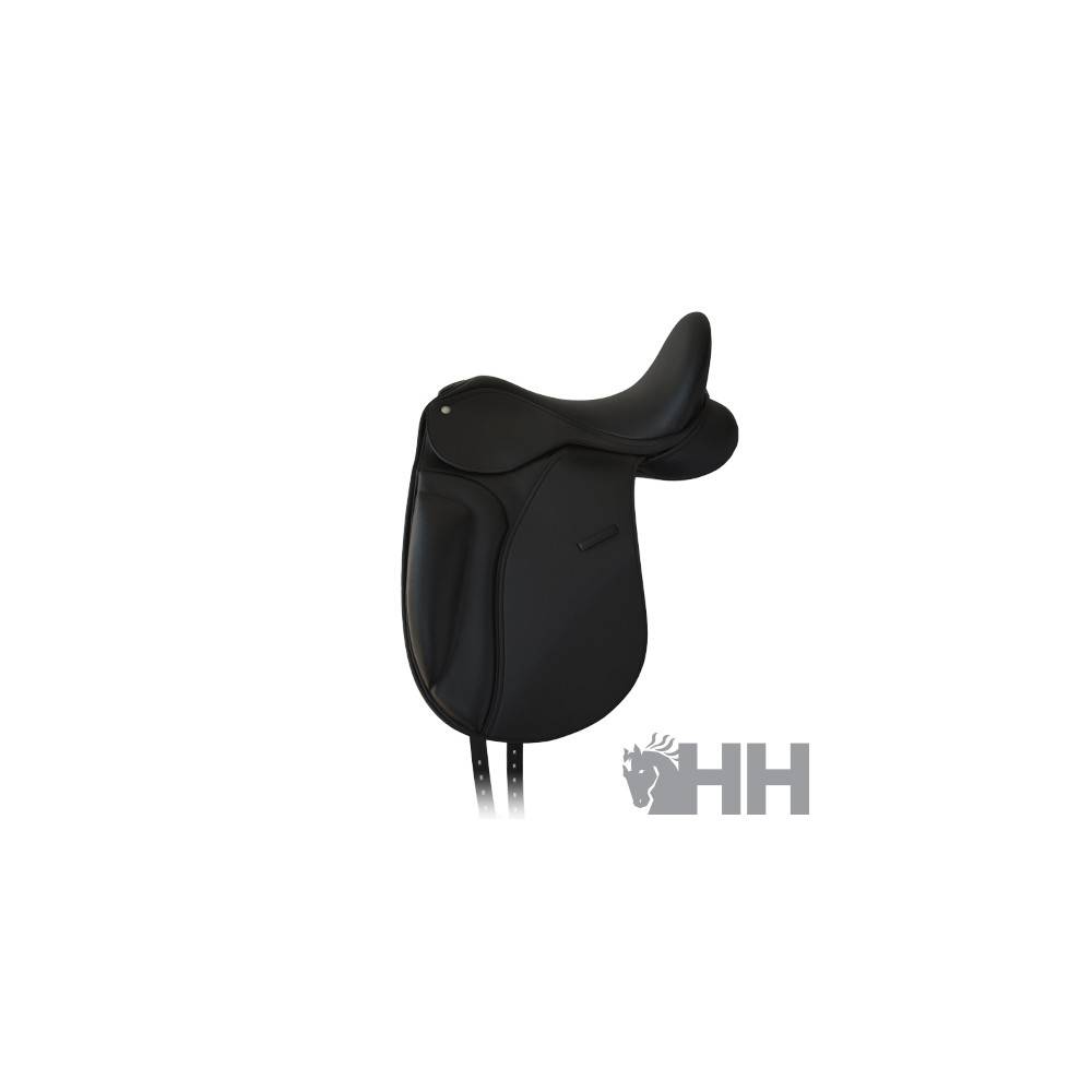 Silla Inglesa Doma Lexhis Lantana Techno Negra | Equestrian. Calvet