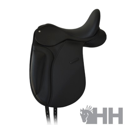 Silla Inglesa Doma Lexhis Lantana Techno Negra | Equestrian. Calvet