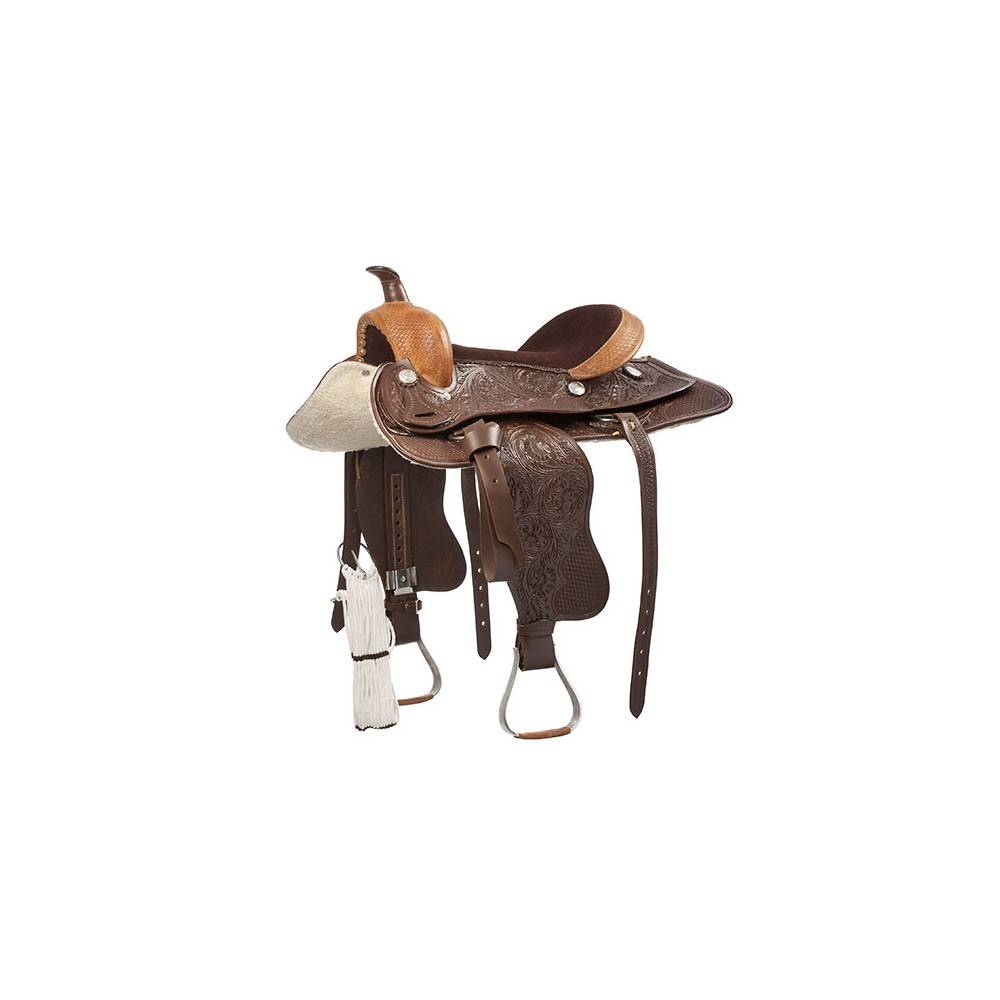 Sella Western Topeca Avellana/Marró |Cavall i Genet a Equestrian, Calvet