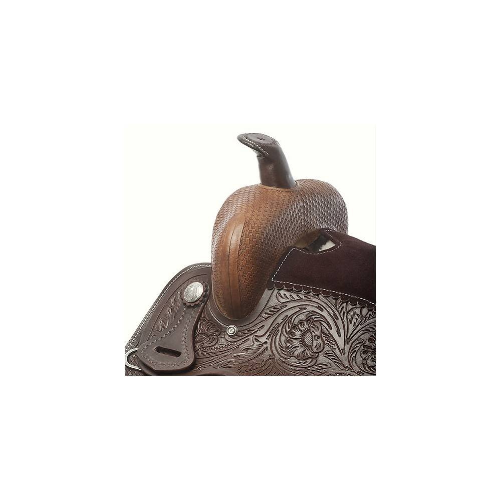 Silla Western Topeca Avellana/Marrón | Equestrian. Calvet Animals i