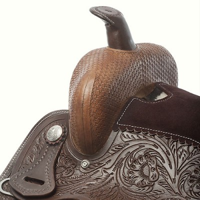 Silla Western Topeca Avellana/Marrón | Equestrian. Calvet Animals i