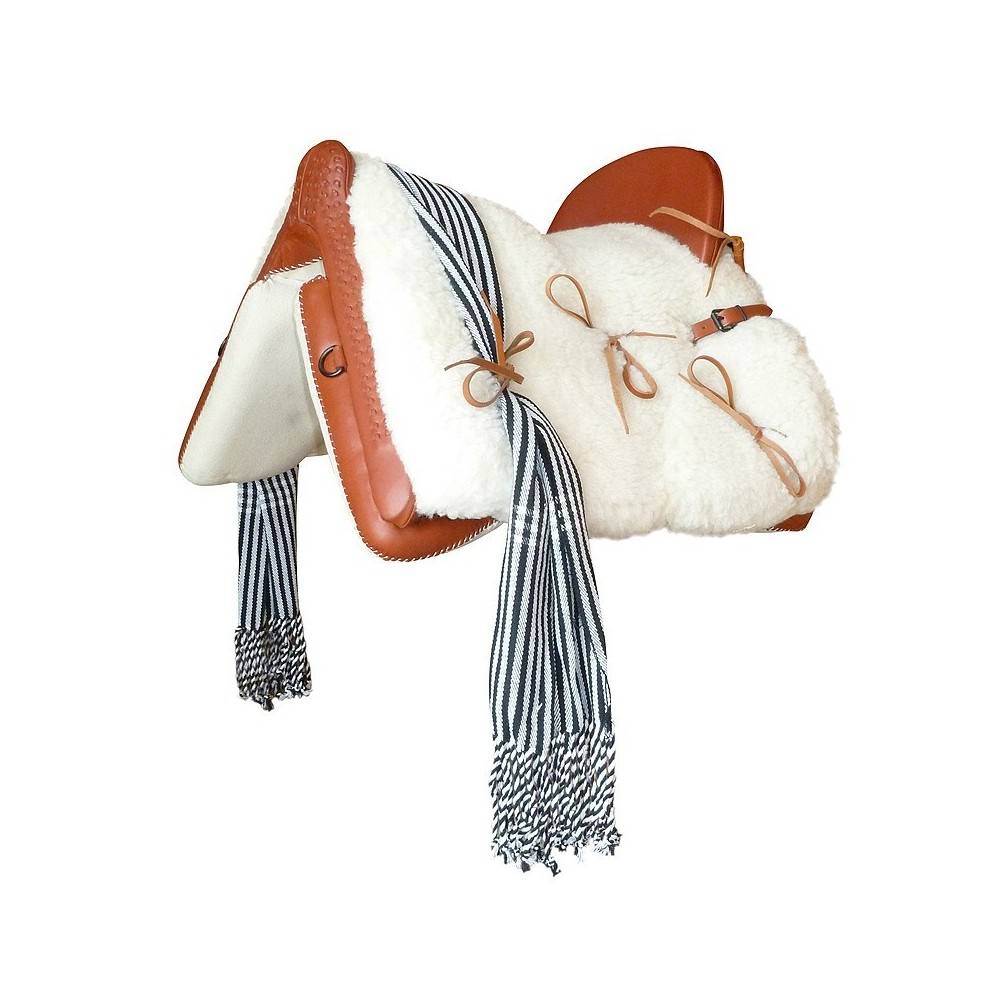 Silla Vaquera Mixta Marjoman Avellana Completa | Equestrian. Calvet