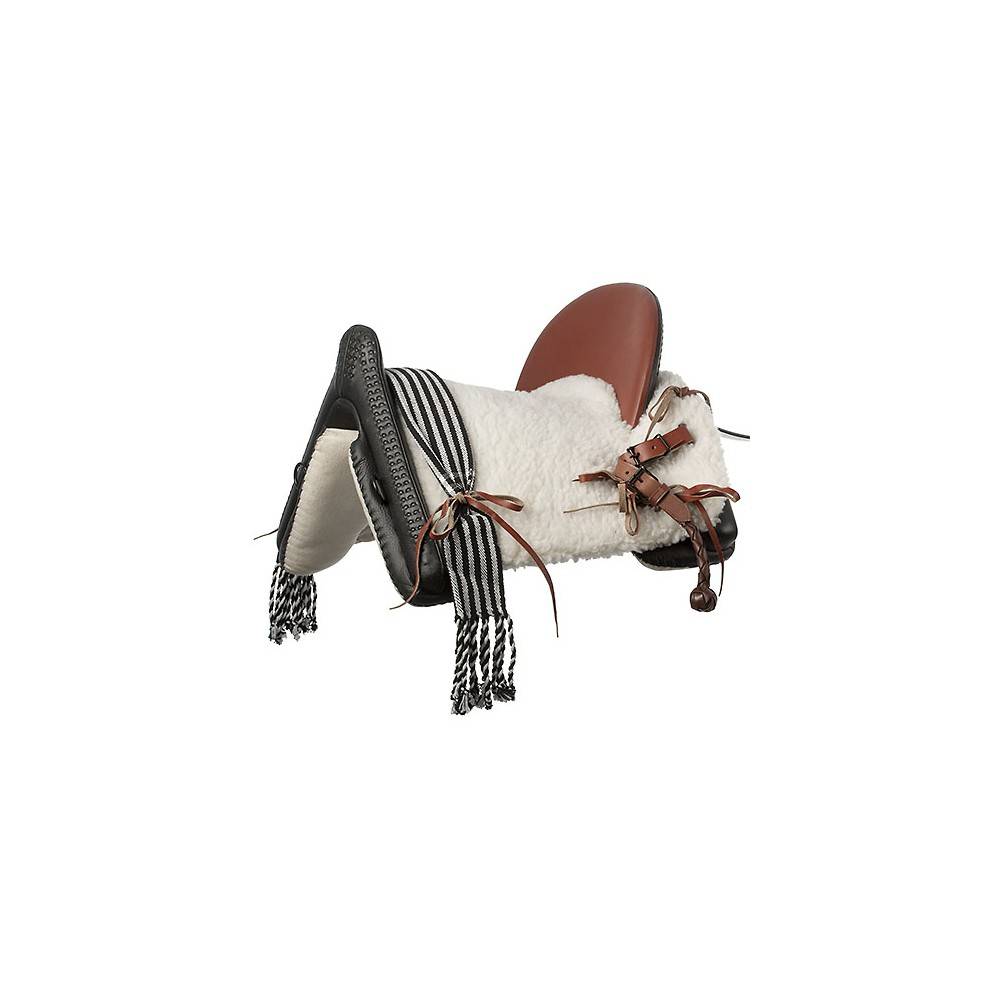 Silla Vaquera HH Eral Negra Completa | Equestrian. Calvet Animals i