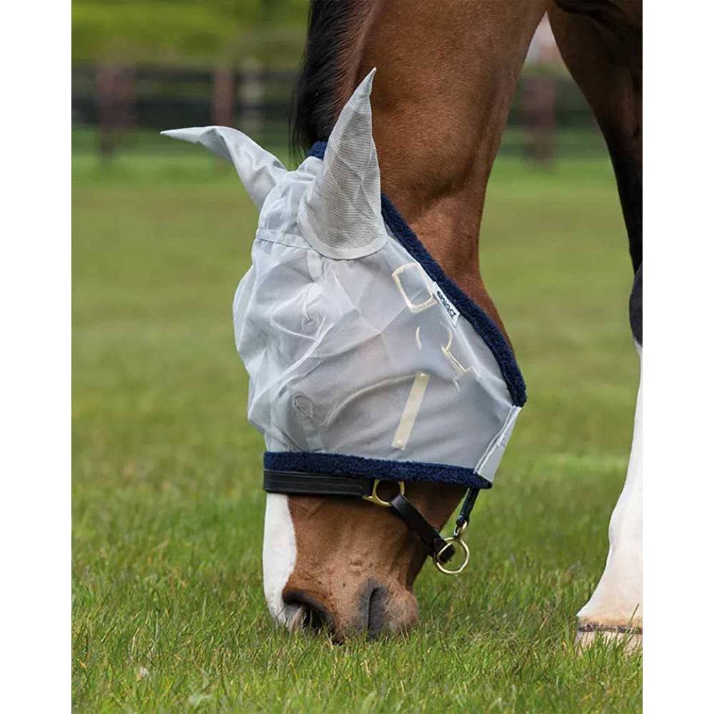 Màscara Amb Oralleres Fina Gris |Cavall i Genet a Equestrian, Calvet