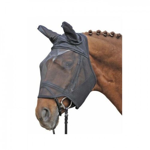 Máscara Con Orejeras HKM Negra | Equestrian. Calvet Animals i Plantes.