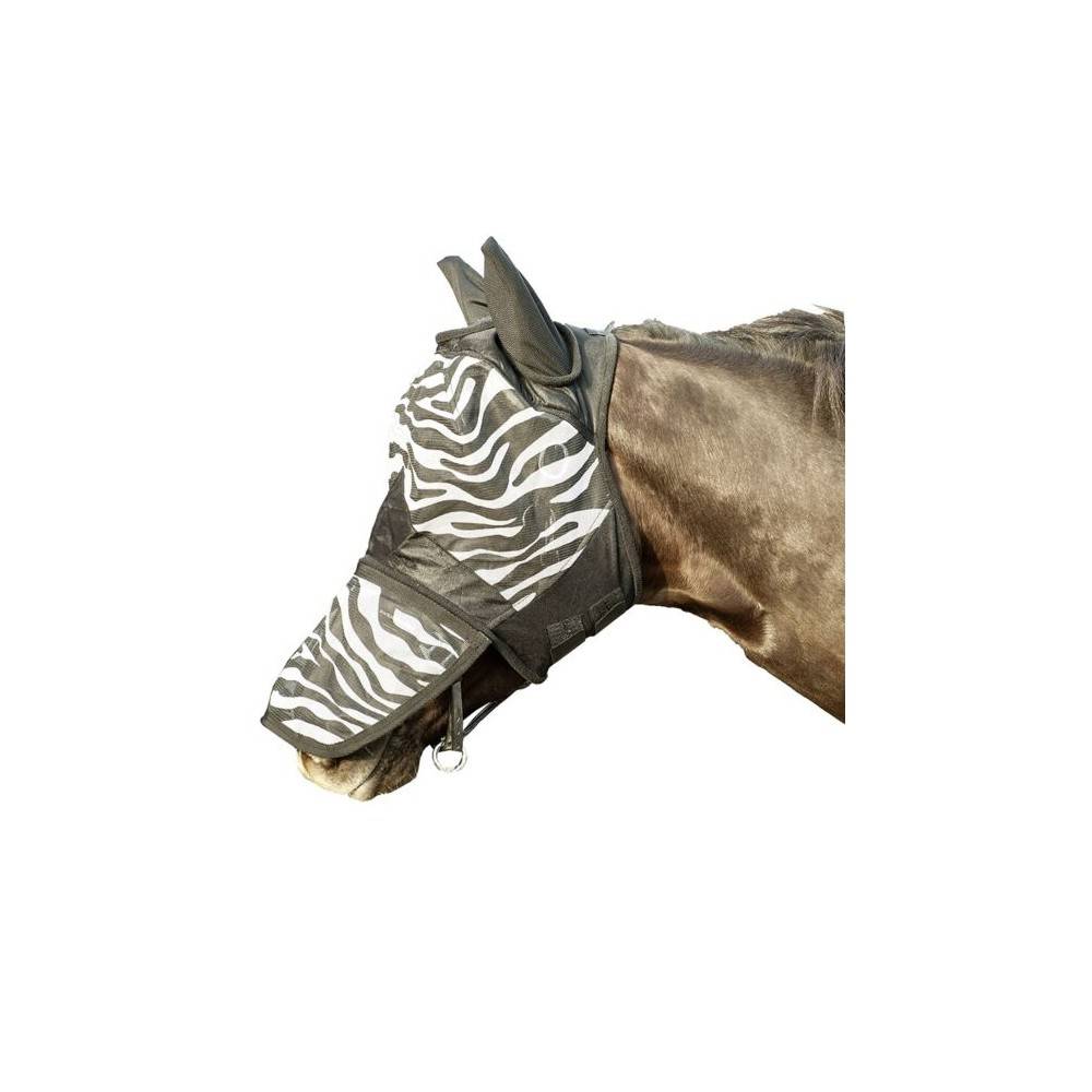 Màscara Amb Orelleres HKM Zebra |Cavall i Genet a Equestrian, Calvet