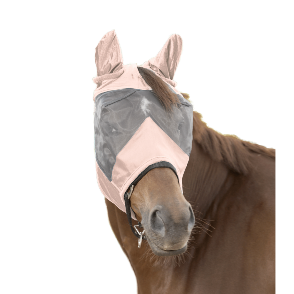 Màscara Amb Orelleres Waldhausen Premium Rosa |Cavall i Genet a
