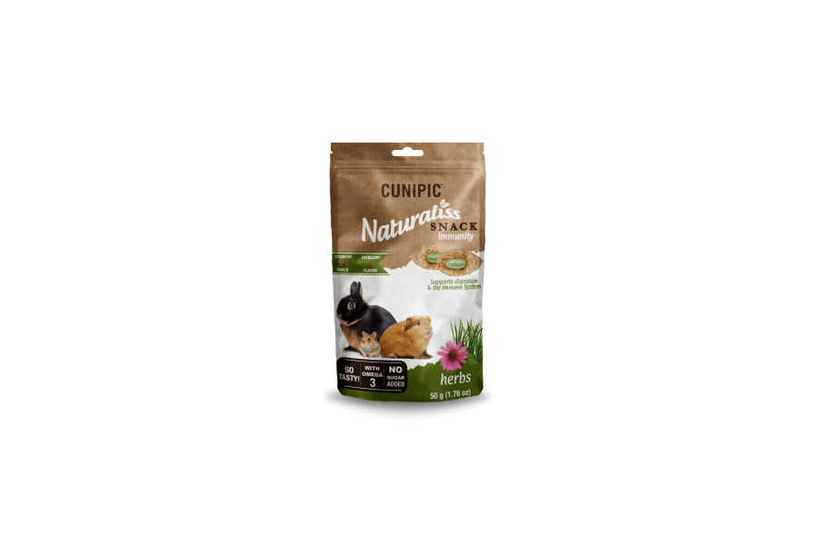 Cunipic Naturaliss Snack Inmunity Herbs 50 Gr | Tot per la teva mascota |