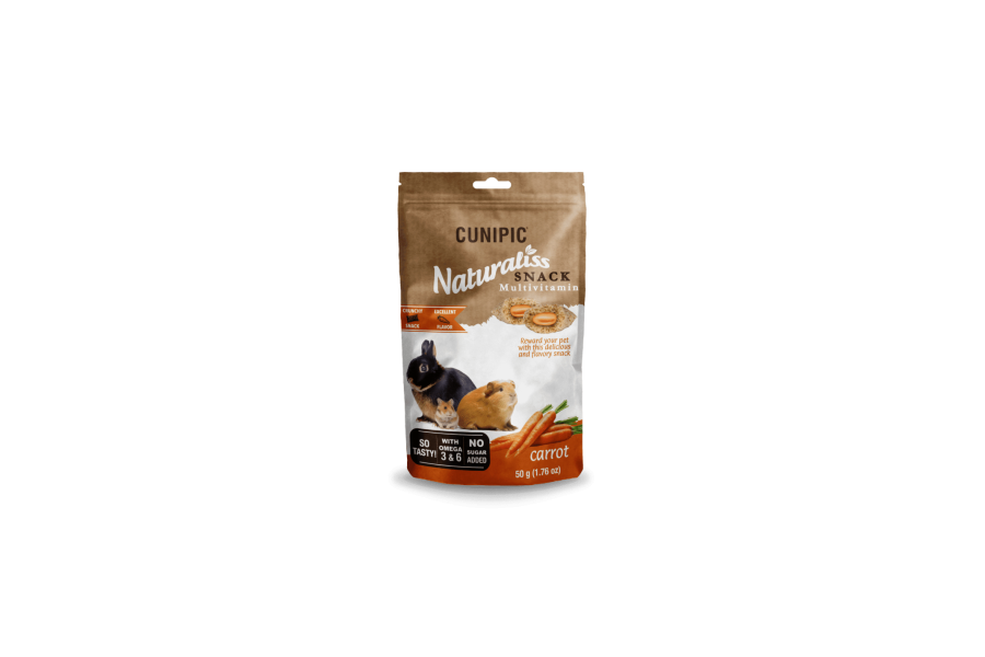 Cunipic Naturaliss Snack Multivit. Carrot 50 Gr | Calvet