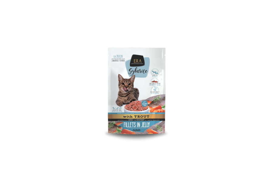 Era Sybarite Cat Adult Trout 85 Gr per gats | Calvet Animals i Plantes