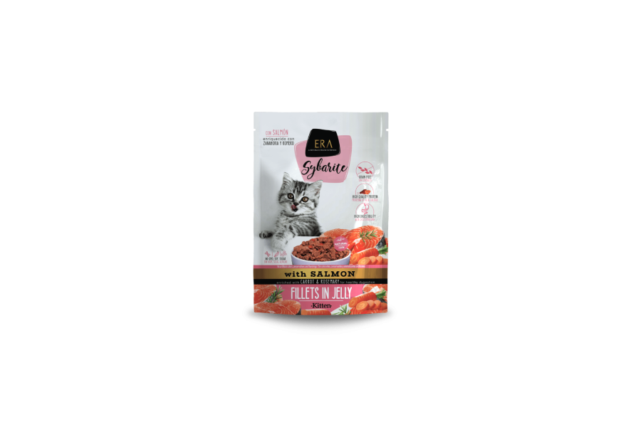 Era Sybarite Cat Kitten Salmon 85 Gr per gats | Calvet Animals i Plantes