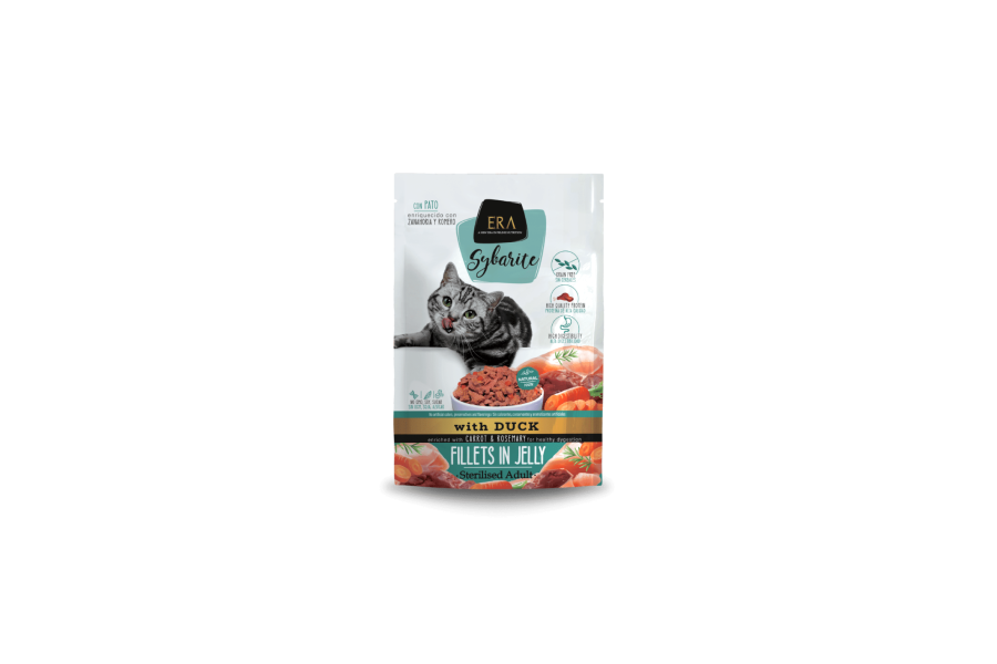 Era Sybarite Cat Sterilized Duck 85 Gr per gats | Calvet Animals i Plantes