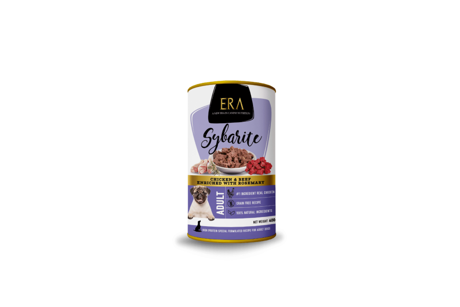 Era Sybarite Chicken & Beef 400 Gr per gossos | Calvet Animals i Plantes