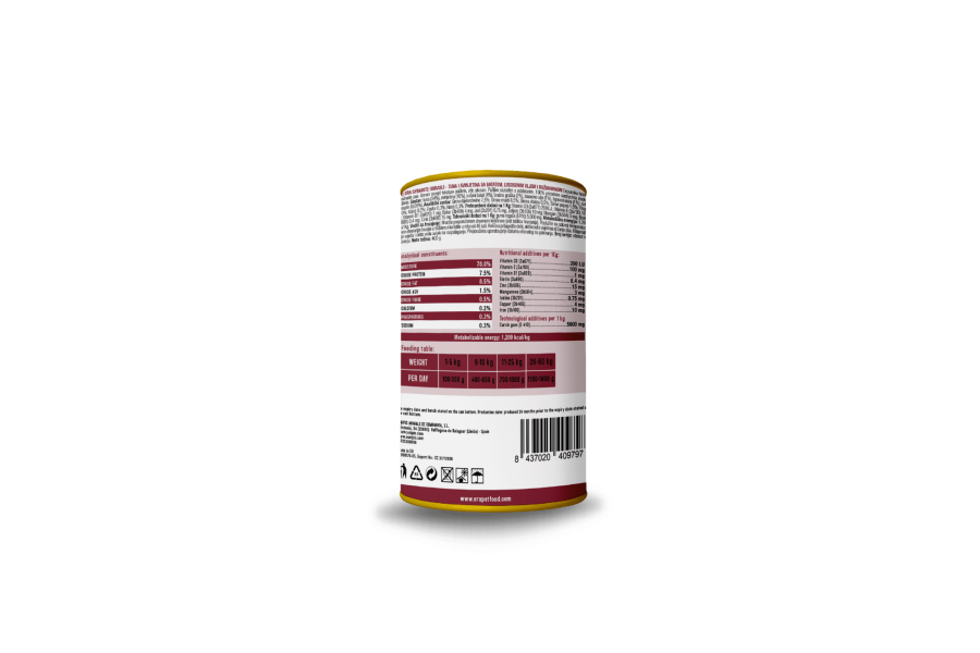 Era Sybarite Tuna & Pork 400 Gr para perros | Calvet Animales y Plantas