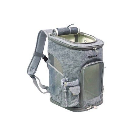 Transportín Mochila Freedog K2 Pro Gris 27x27x43cm per gossos | Calvet Animals i