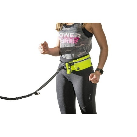 Corretja Amb Cinturó Freedog Ultra Trail Groc Neó per gossos | Calvet Animals i
