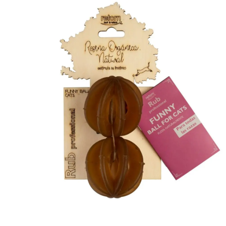 Juguete Gato Retorn Rub Funny Ball Cats 2 Uni. per gats | Calvet Animals i Plantes