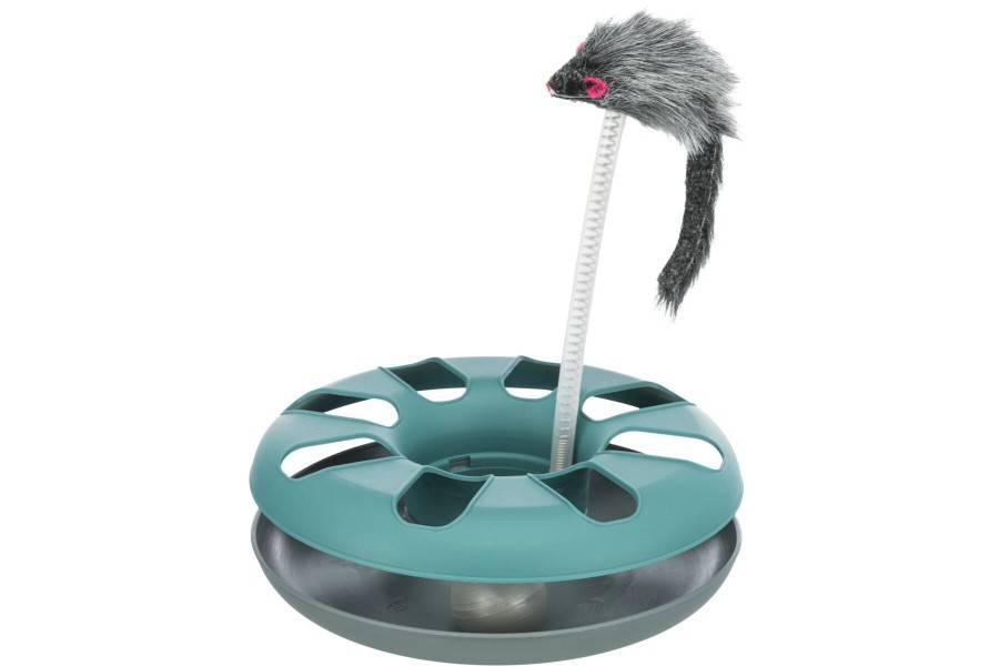 Juguete Gato Rueda Con Pelota I Ratón 24 Cm per gats | Calvet Animals i Plantes