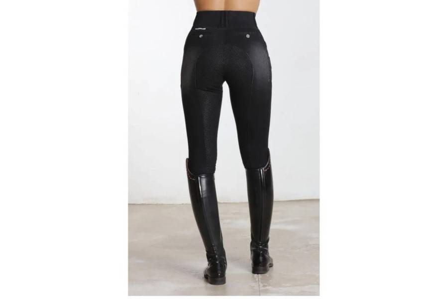 Mallas Maximilian Denim Riding Negra |Cavall i Genet a Equestrian, Calvet