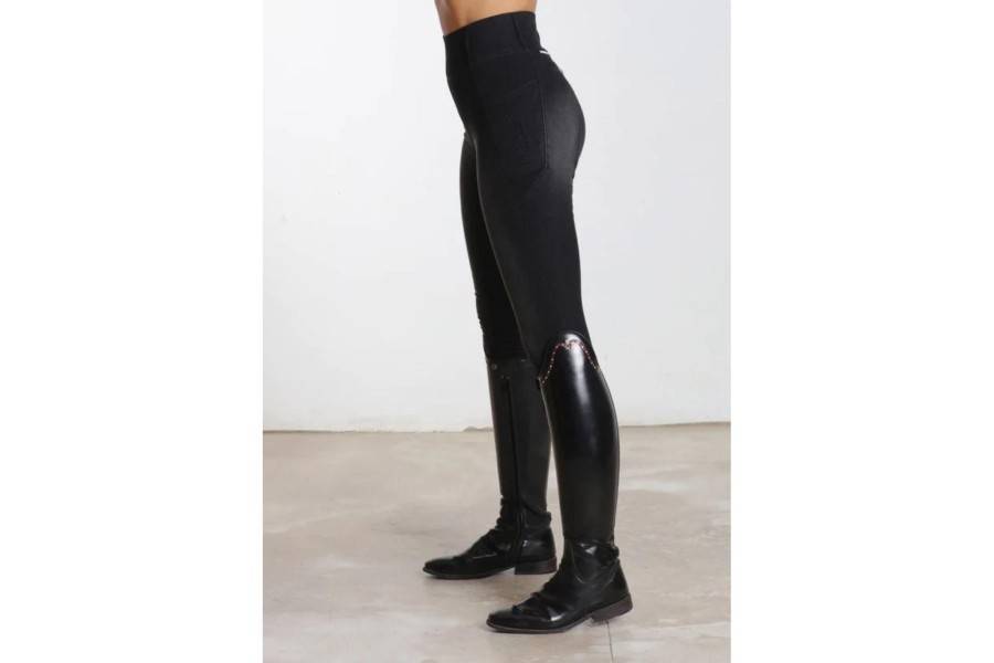 Mallas Maximilian Denim Riding Negra |Cavall i Genet a Equestrian, Calvet