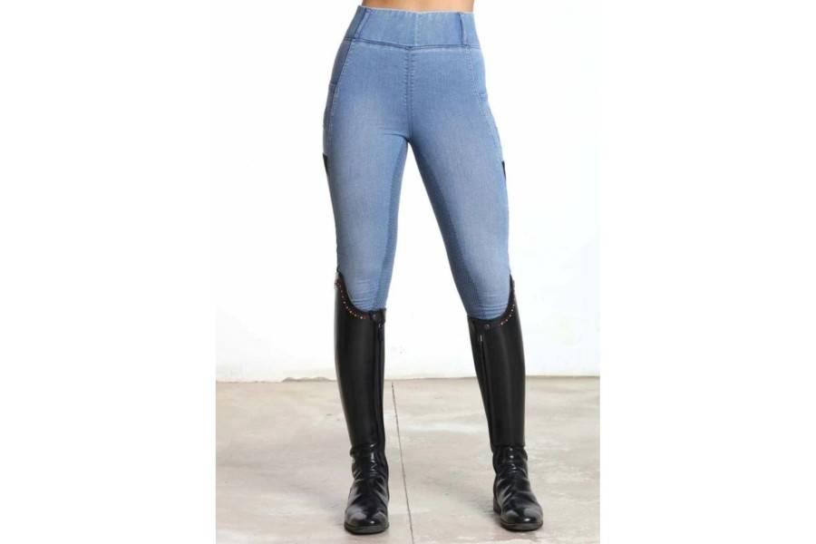 Mallas Maximilian Denim Riding Azul |Cavall i Genet a Equestrian, Calvet