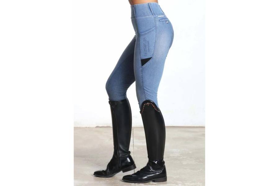 Mallas Maximilian Denim Riding Azul |Cavall i Genet a Equestrian, Calvet