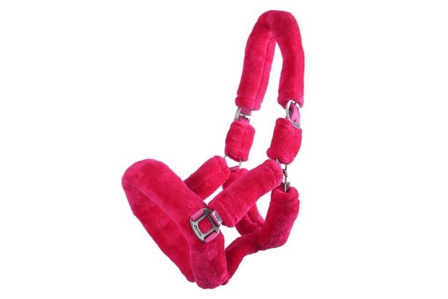 Cabezada Cuadra QHP Alaska Lana Fucsia |Cavall i Genet a Equestrian