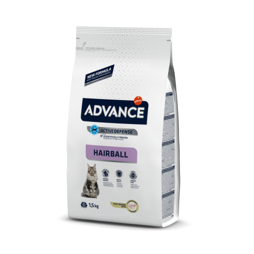 Advance Cat Hairball Turkey&Rice 1,50 Kg per gats | Calvet Animals i Plantes