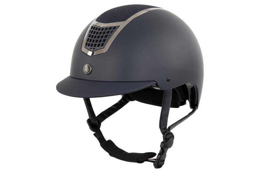 Casco BR Lambda Glitter Azul Marino | Equestrian. Calvet Animals i Plantes.