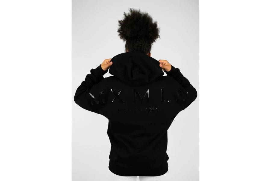 Sudadera Maximilian Icon Oversized Negra |Cavall i Genet a Equestrian