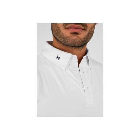 Active Competition Shirt Maximilian Manga Larga Blanco |Cavall i Genet a