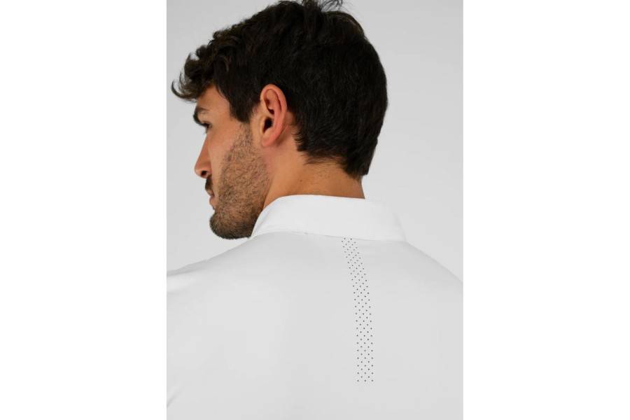 Active Competition Shirt Maximilian Manga Larga Blanco |Cavall i Genet a
