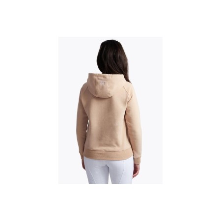 Sudadera Maximilian Emblem Beig/Blanca |Cavall i Genet a Equestrian