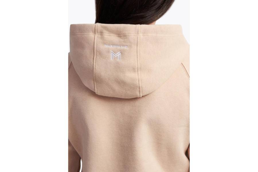 Sudadera Maximilian Emblem Beig/Blanca |Cavall i Genet a Equestrian