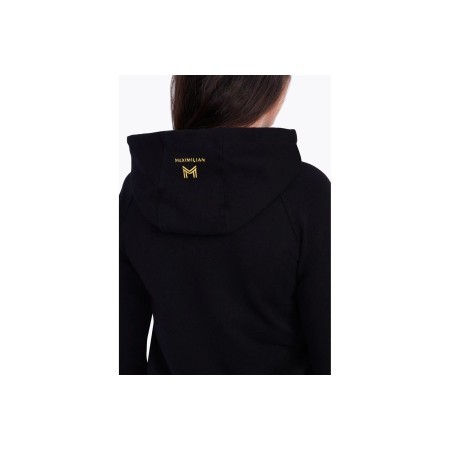 Sudadera Maximilian Emblem Negra/Oro |Cavall i Genet a Equestrian, Calvet