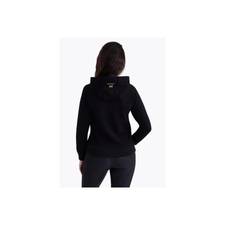 Sudadera Maximilian Emblem Negra/Oro |Cavall i Genet a Equestrian, Calvet