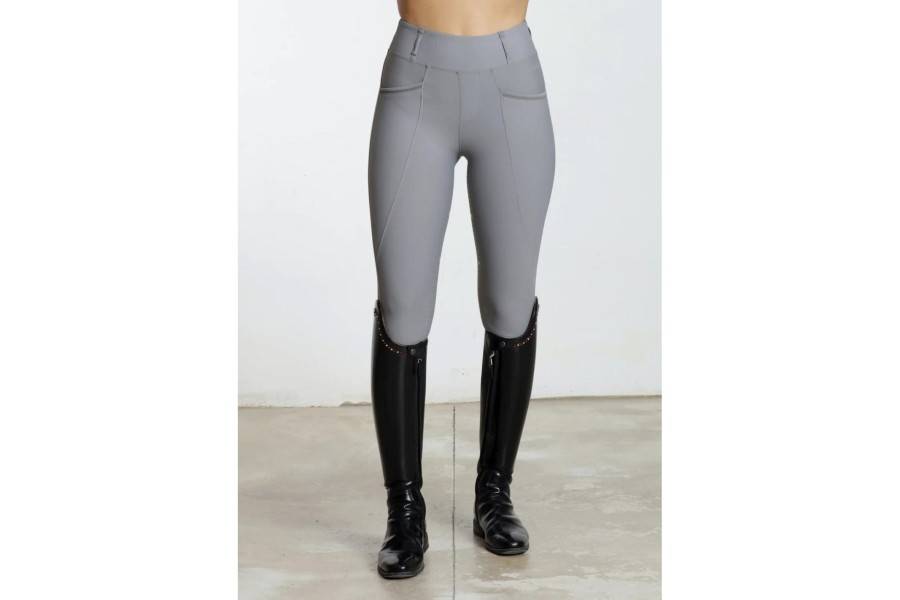 Mallas Maximilian Pro Riding Full Grip Gris |Cavall i Genet a Equestrian