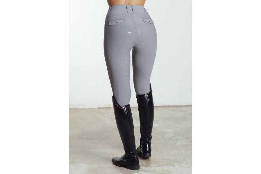 Mallas Maximilian Pro Riding Full Grip Gris |Cavall i Genet a Equestrian