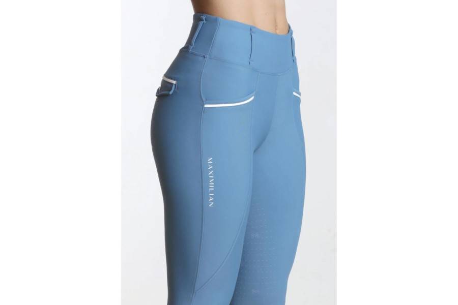 Mallas Maximilian Pro Riding Full Grip Storm Blue |Cavall i Genet a