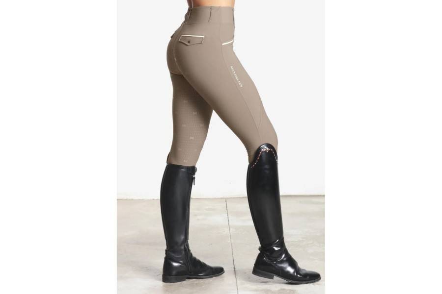 Mallas Maximilian Pro Riding Full Grip Nougat |Cavall i Genet a