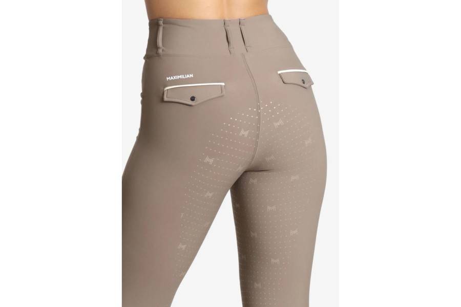 Mallas Maximilian Pro Riding Full Grip Nougat |Cavall i Genet a