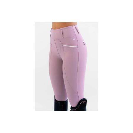 Mallas Maximilian Pro Riding Full Grip Mauve | Equestrian. Calvet Animals