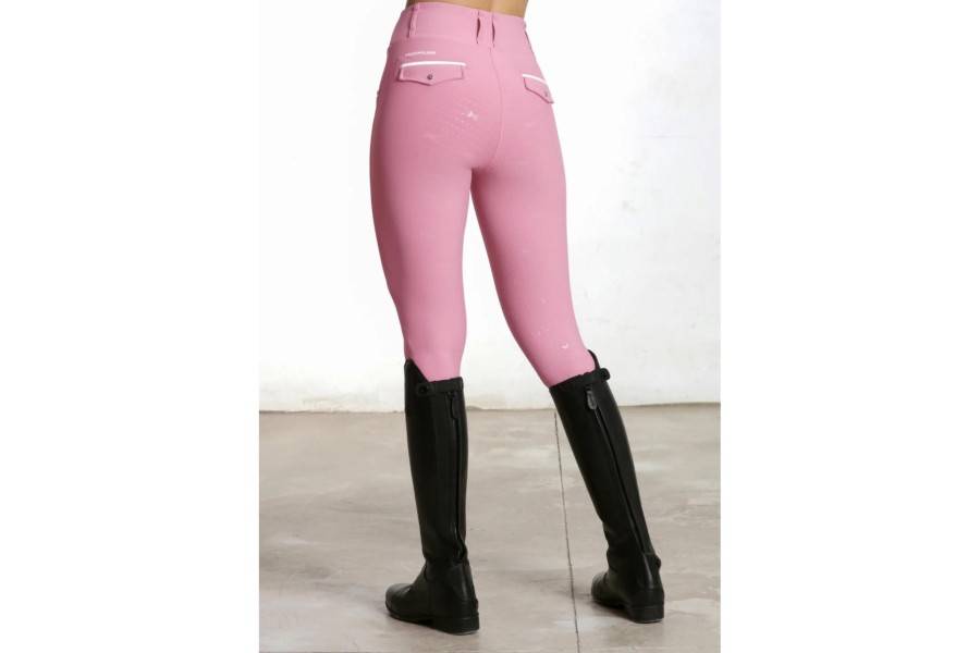 Mallas Maximilian Pro Riding Full Grip Bubblegum |Cavall i Genet a