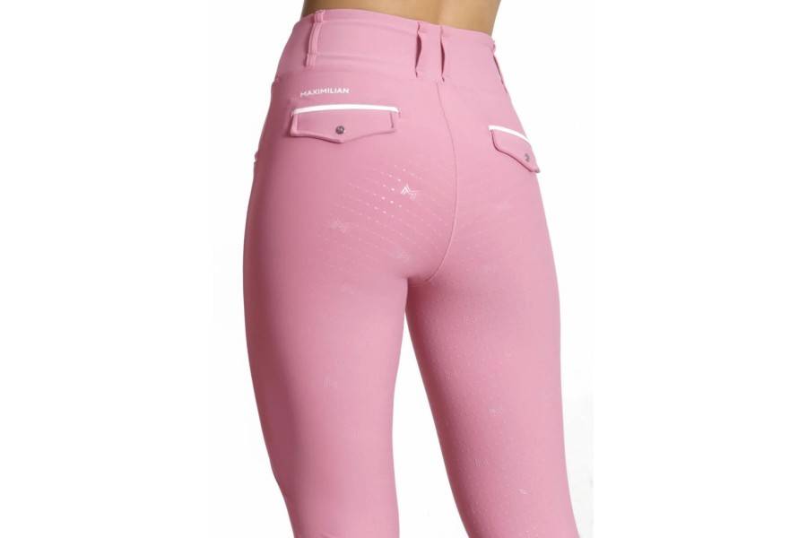 Mallas Maximilian Pro Riding Full Grip Bubblegum |Cavall i Genet a