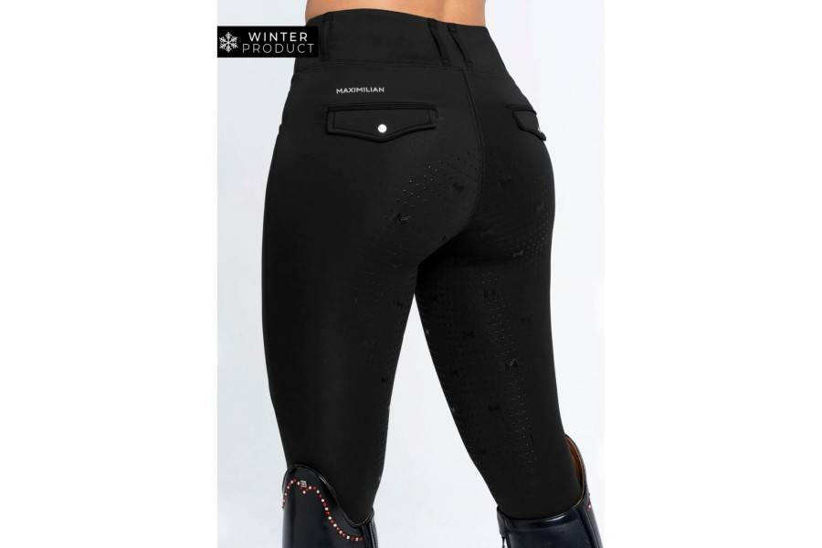 Mallas Maximilian Pro Riding Winter Negra |Cavall i Genet a Equestrian