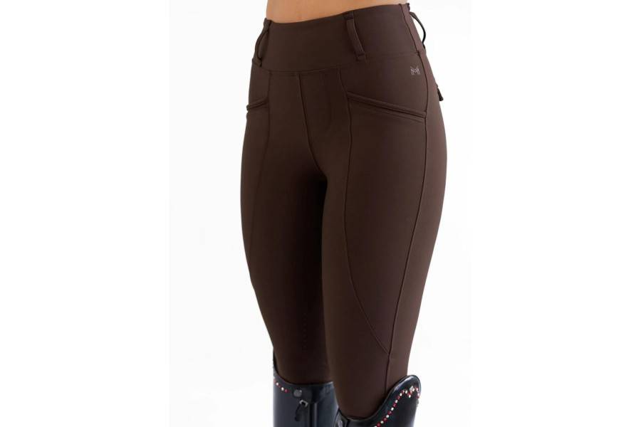 Mallas Maximilian Pro Riding Full Grip Chocolate |Cavall i Genet a